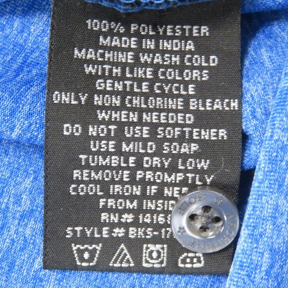 Architect Golf Polo Shirt Mens Medium‎ Blue Short Sleeve - Picture 4 of 4